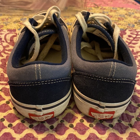 Vans two tone blue with white accents size 6 - Picture 4 of 6